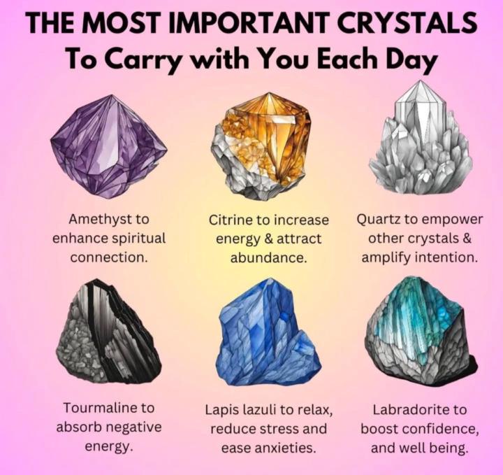 The most important crystals to carry with you every day!