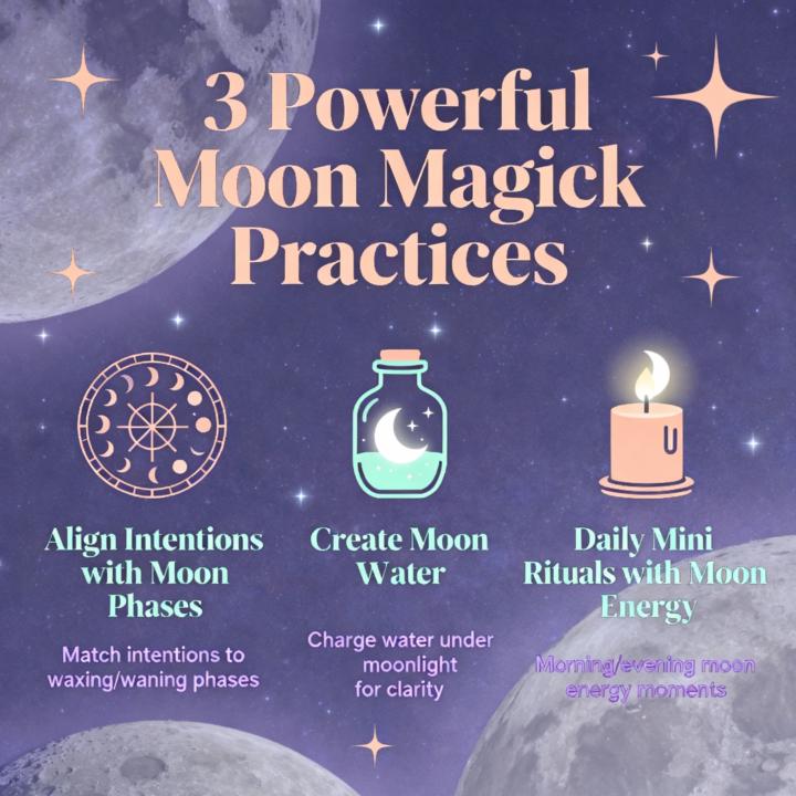 The 3 Most Powerful Moon Practices to Transform Your Magick NOW