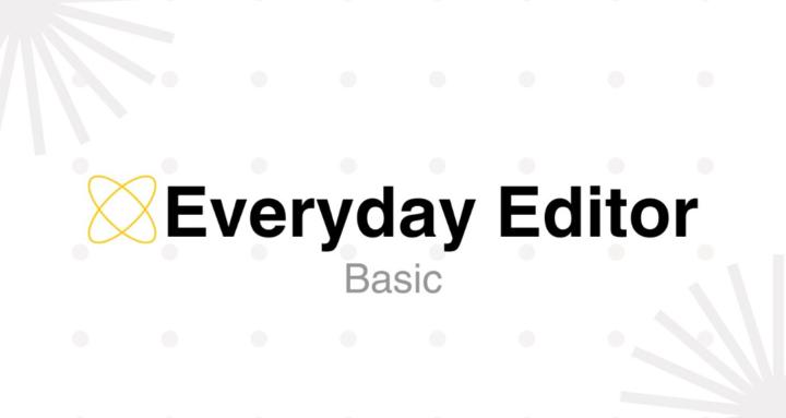 Everyday Editor