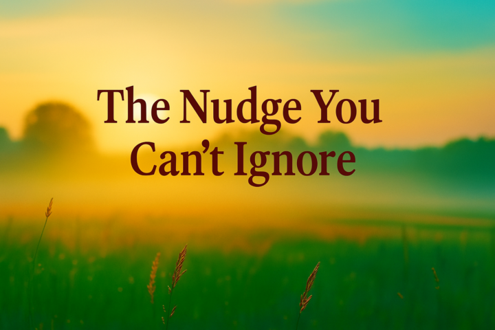 Everyday Encounters - The Nudge You Can’t Ignore