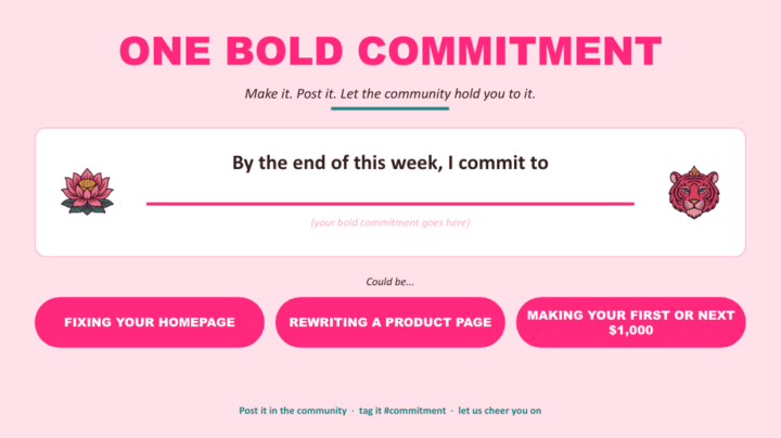🔥 Pre-Party Action Task: Your Commitment Post
