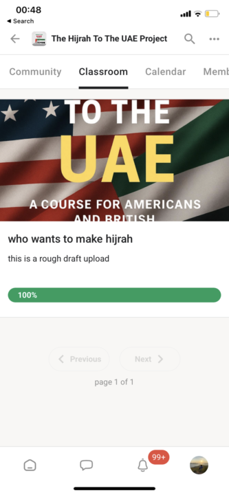 Alhamduillah I finished the who wants to make hijrah course.