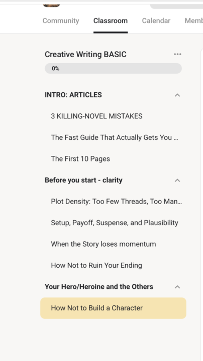 Creative Writing Basic is out