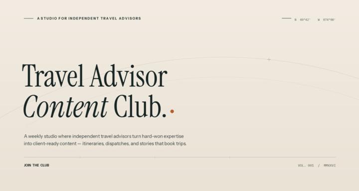 Travel Agent Social Media Club