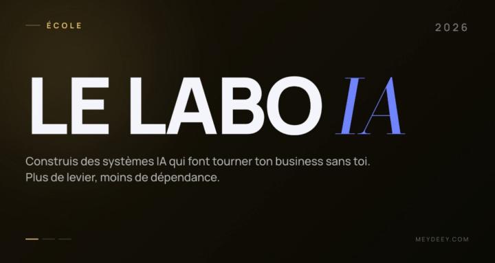 LE LABO IA · ÉCOLE
