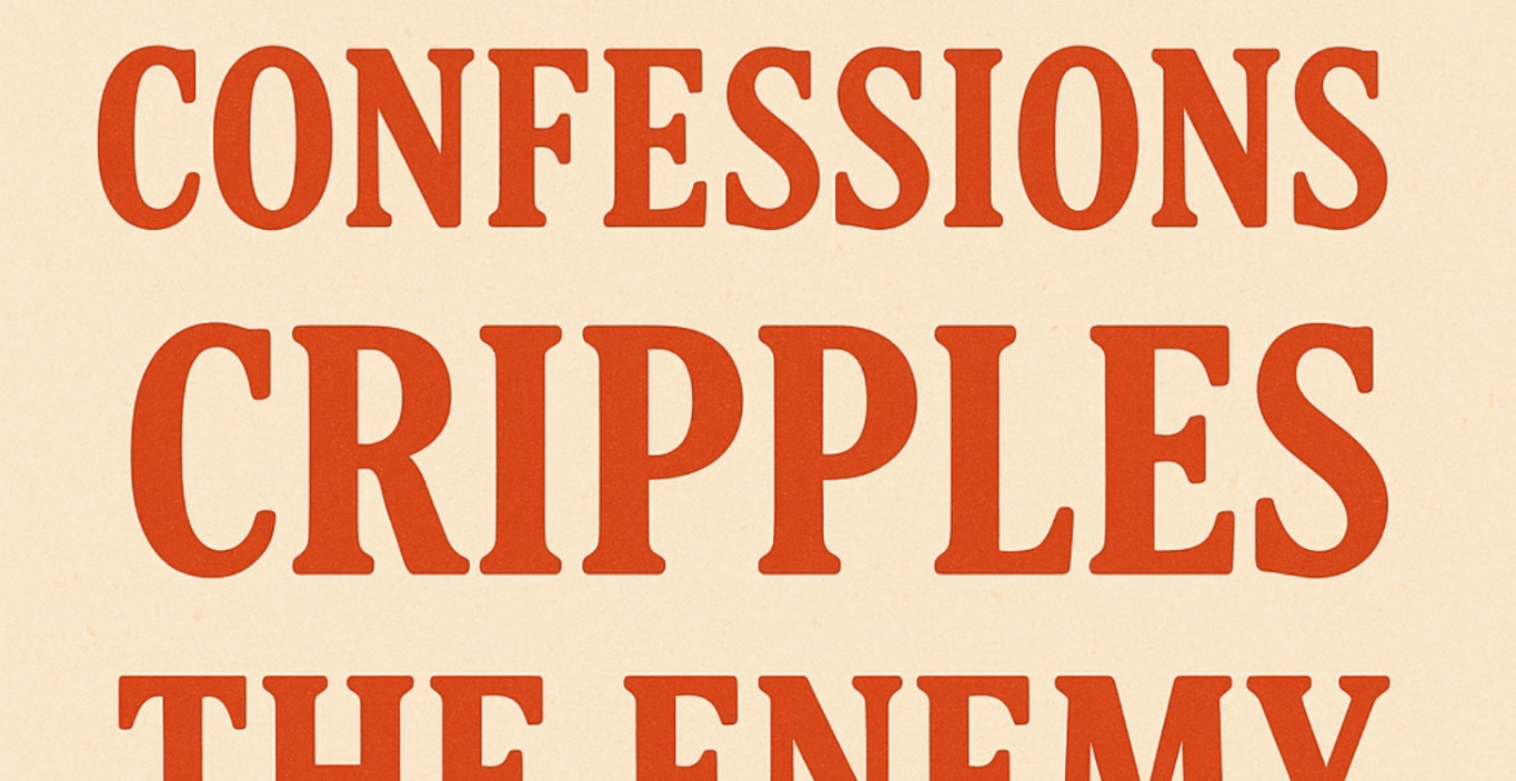 Change your confessions!