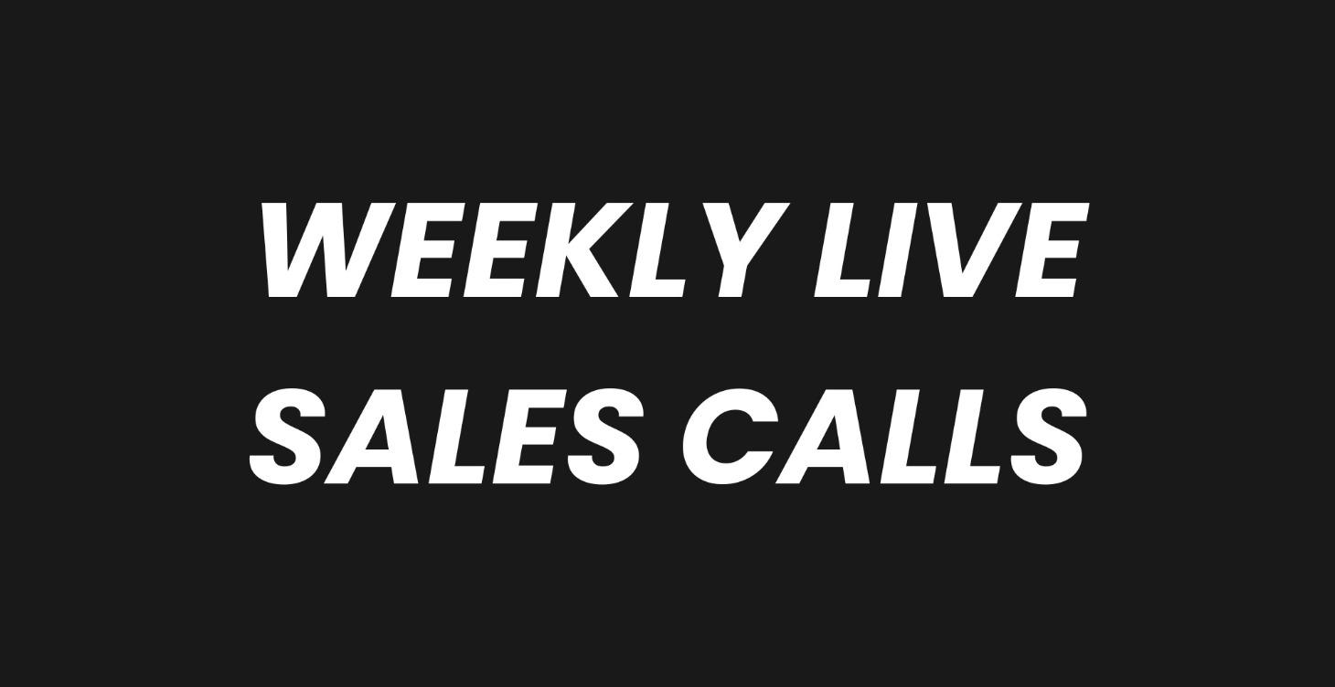 Weekly Live Recordings