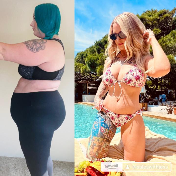 3 years in between these photos! 🥵