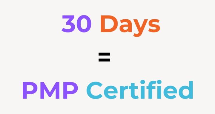 PMP In 30 Challenge 🚀