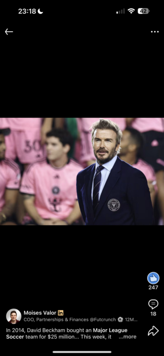 David Beckham Business Lesson