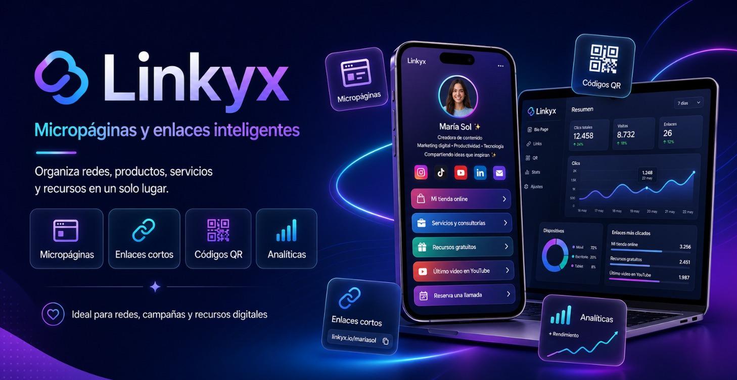 🔥Linkyx - Micro Páginas ¡Todo en un solo link!🔗
