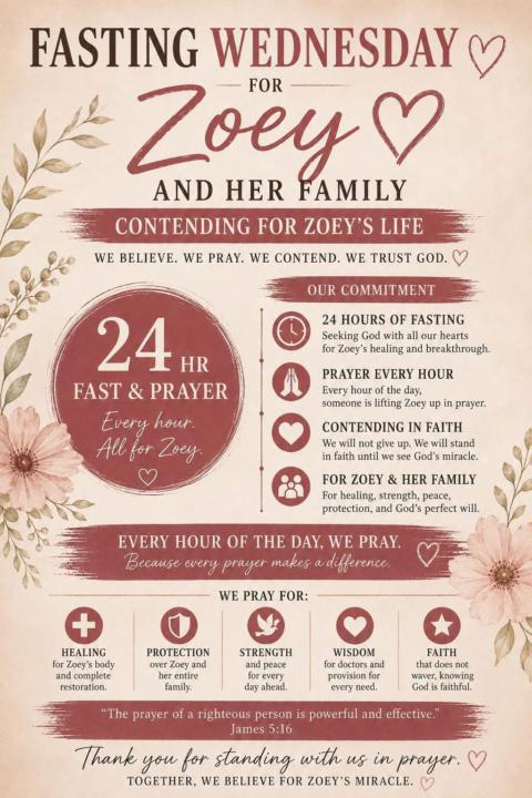 Prayer and Fasting on May 27th