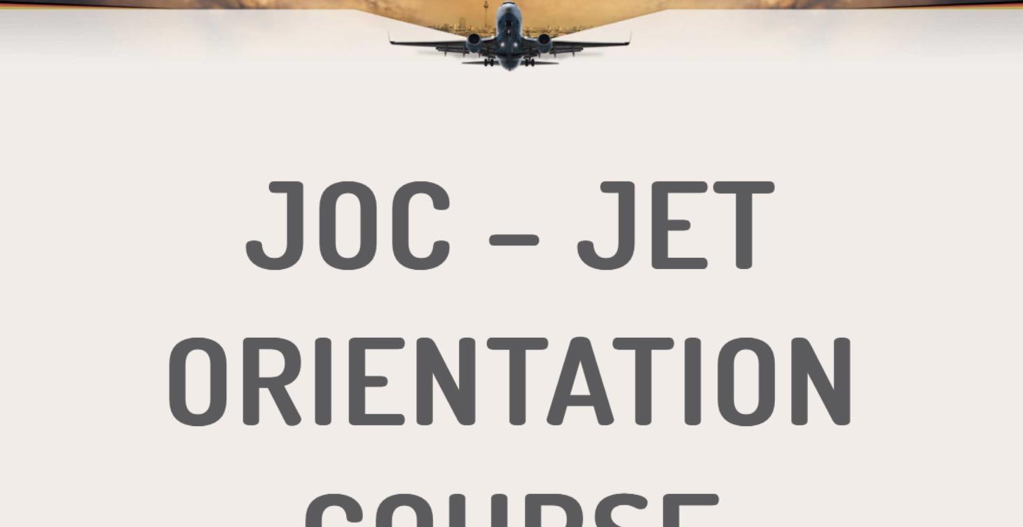 JOC - Jet Orientation Course