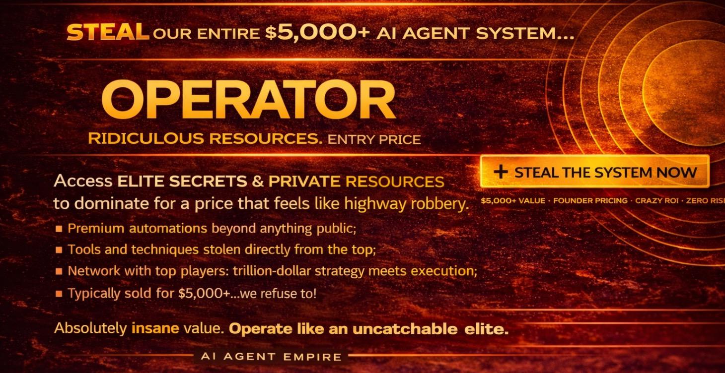 👑 OPERATOR — Elite Resources