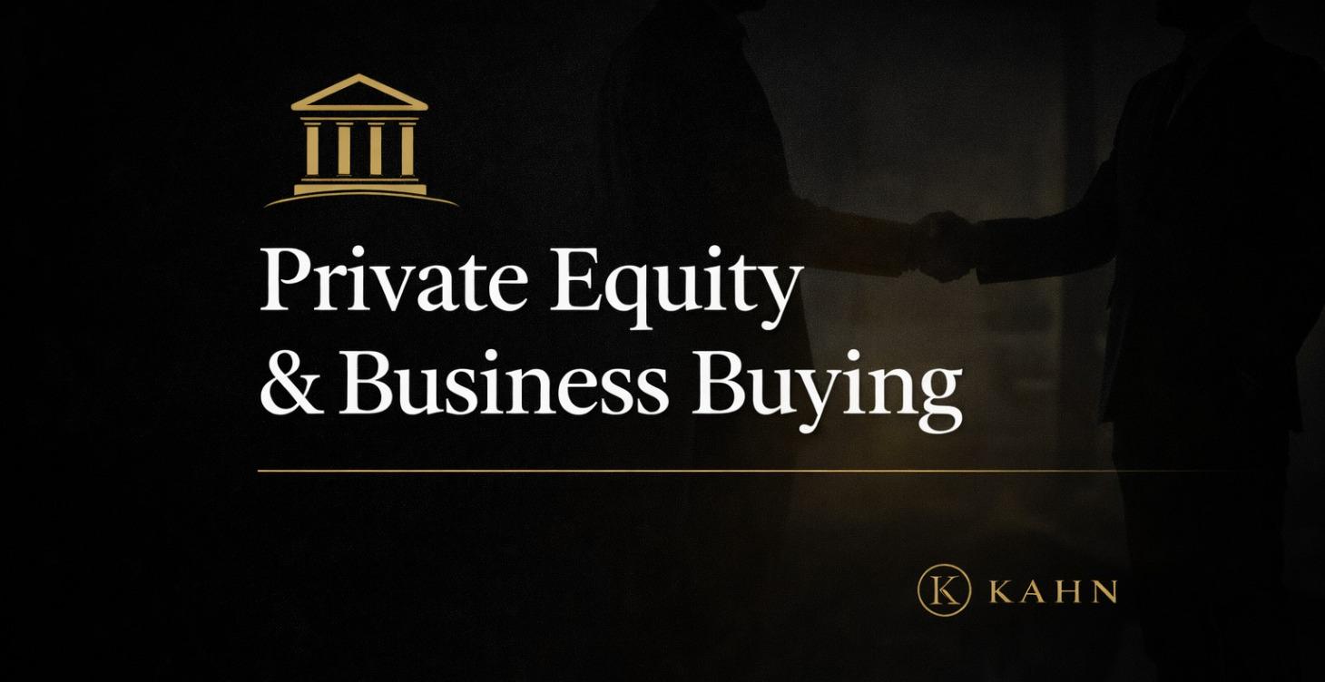 Private Equity & Business Buying