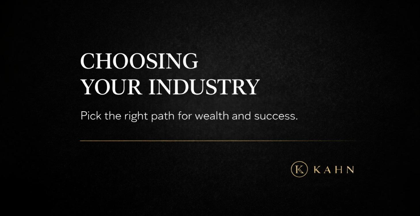 Choosing Your Industry