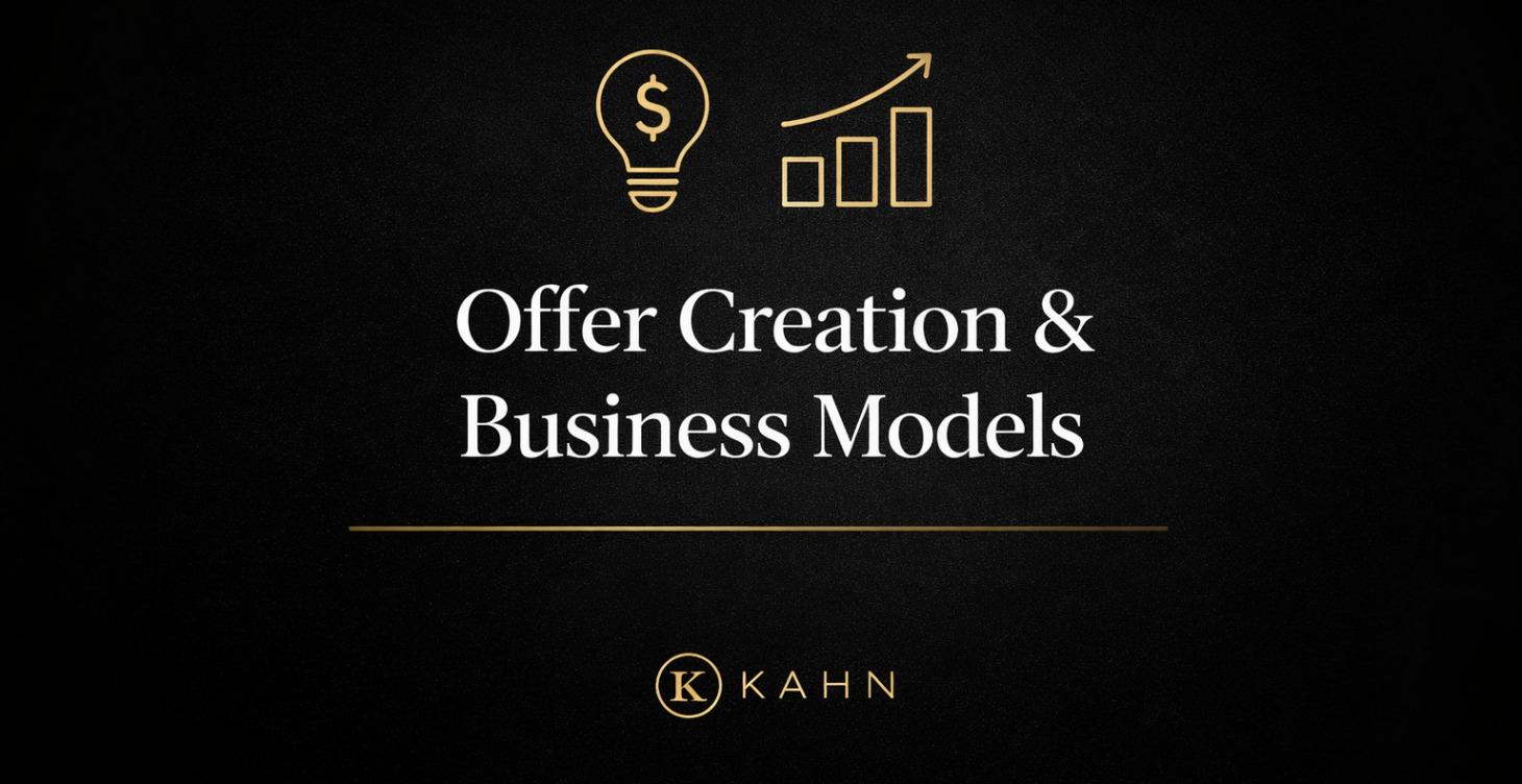 Offer Creation & Business Models