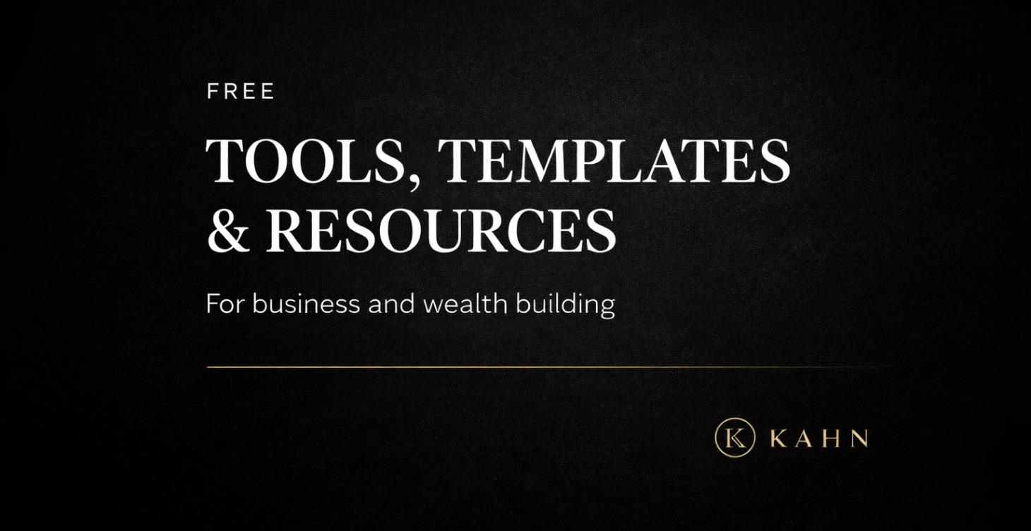 Free Tools, Templates & Resources