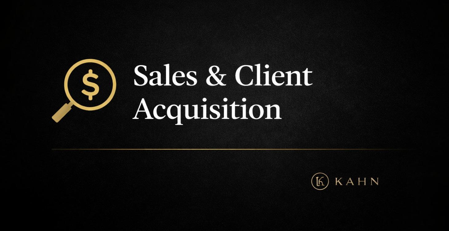Sales & Client Acquisition