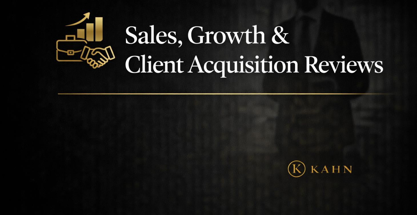 Sales, Growth & Client Acquisition Reviews