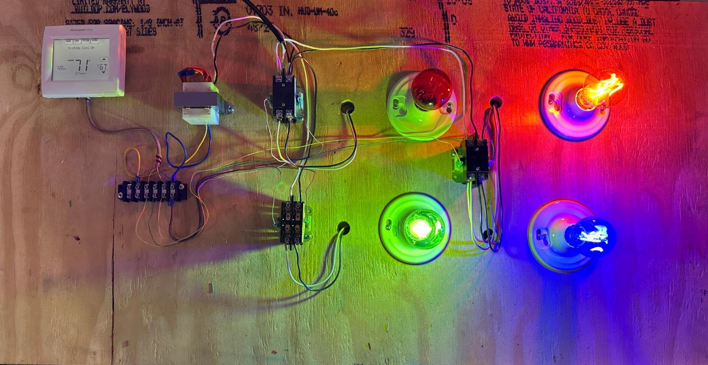 training board for residental air conditioing