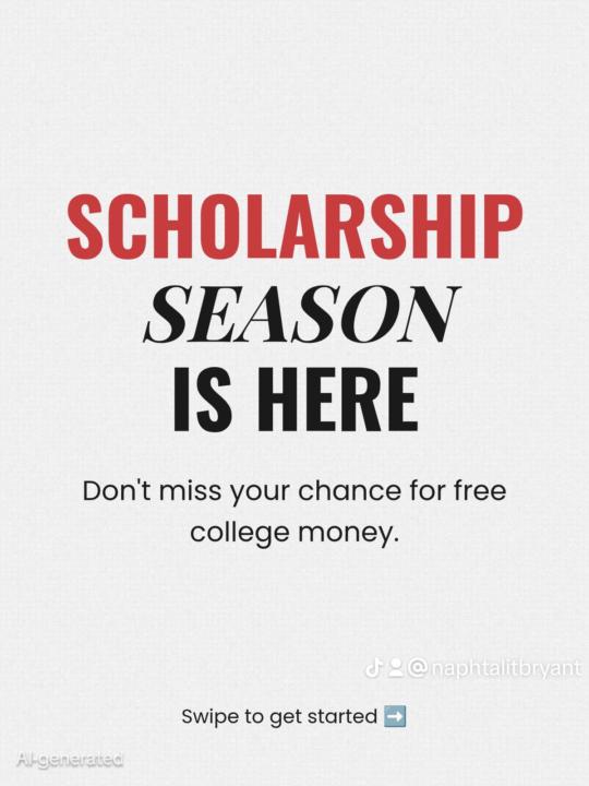 Scholarship Season