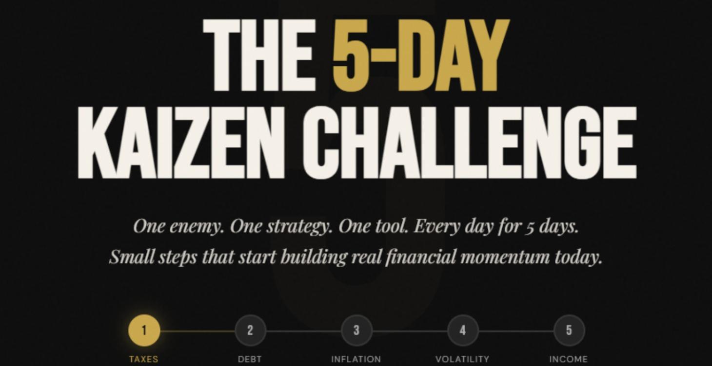 The Kaizen Wealth Challenge
