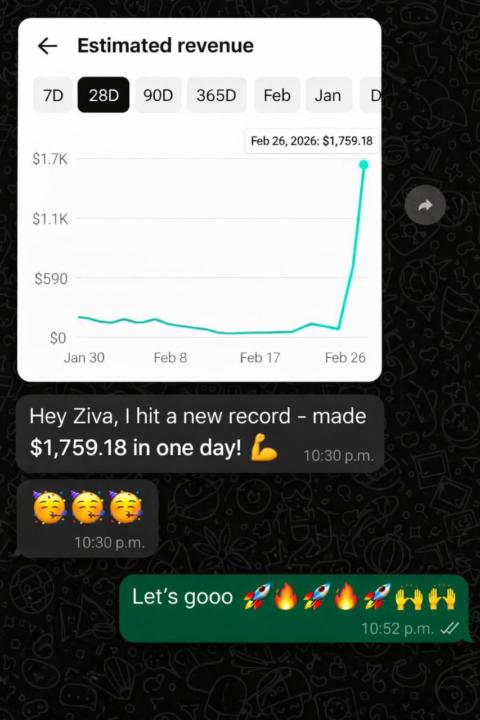 🚀 A nice message I received from one of my students today.