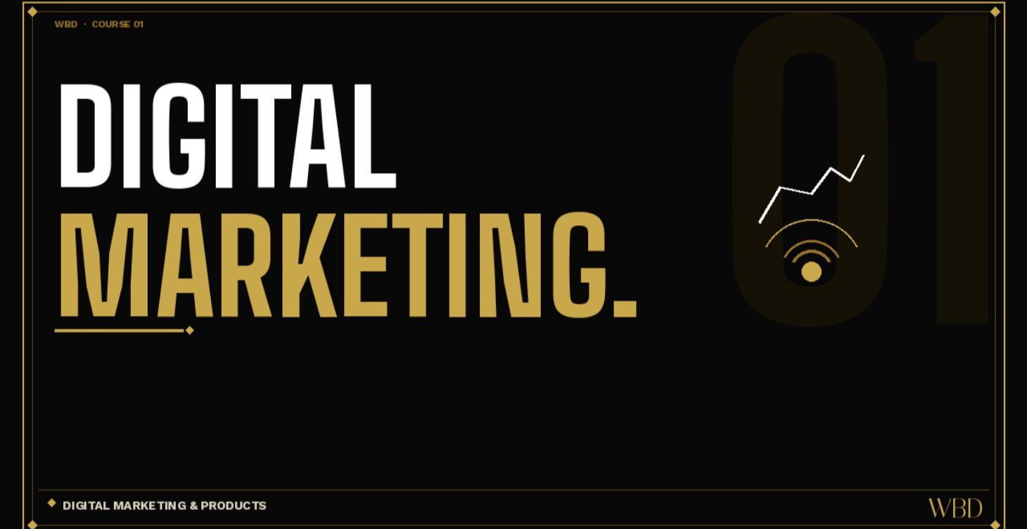 Digital Marketing & Products