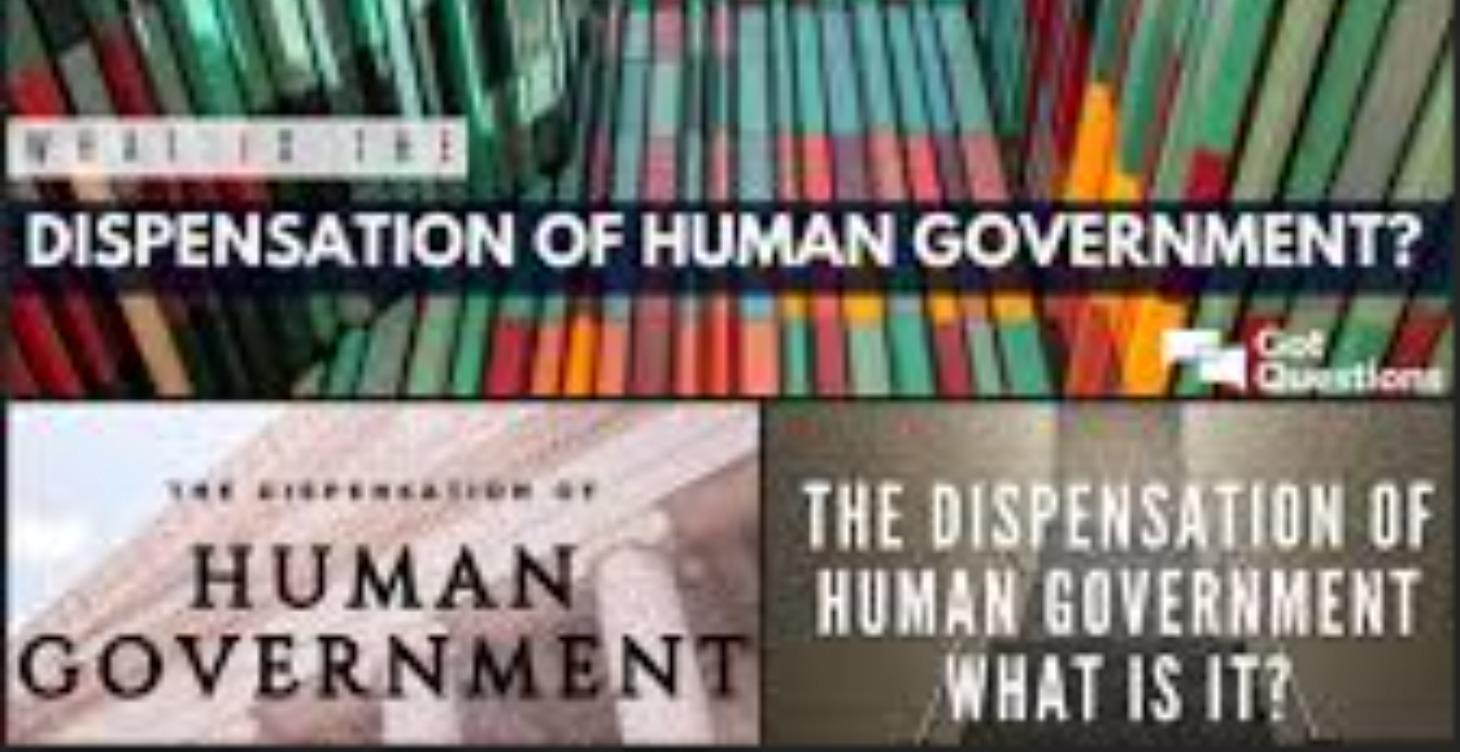 ASS 109 The Tanach, Dispensation of Human Govern