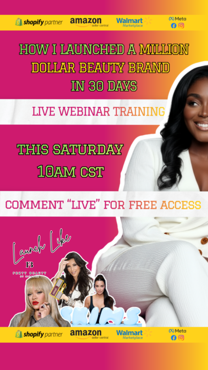 Live Webinar This Saturday...Launch Like Fenty...Get Sales Like Kim K. REGISTER BELOW