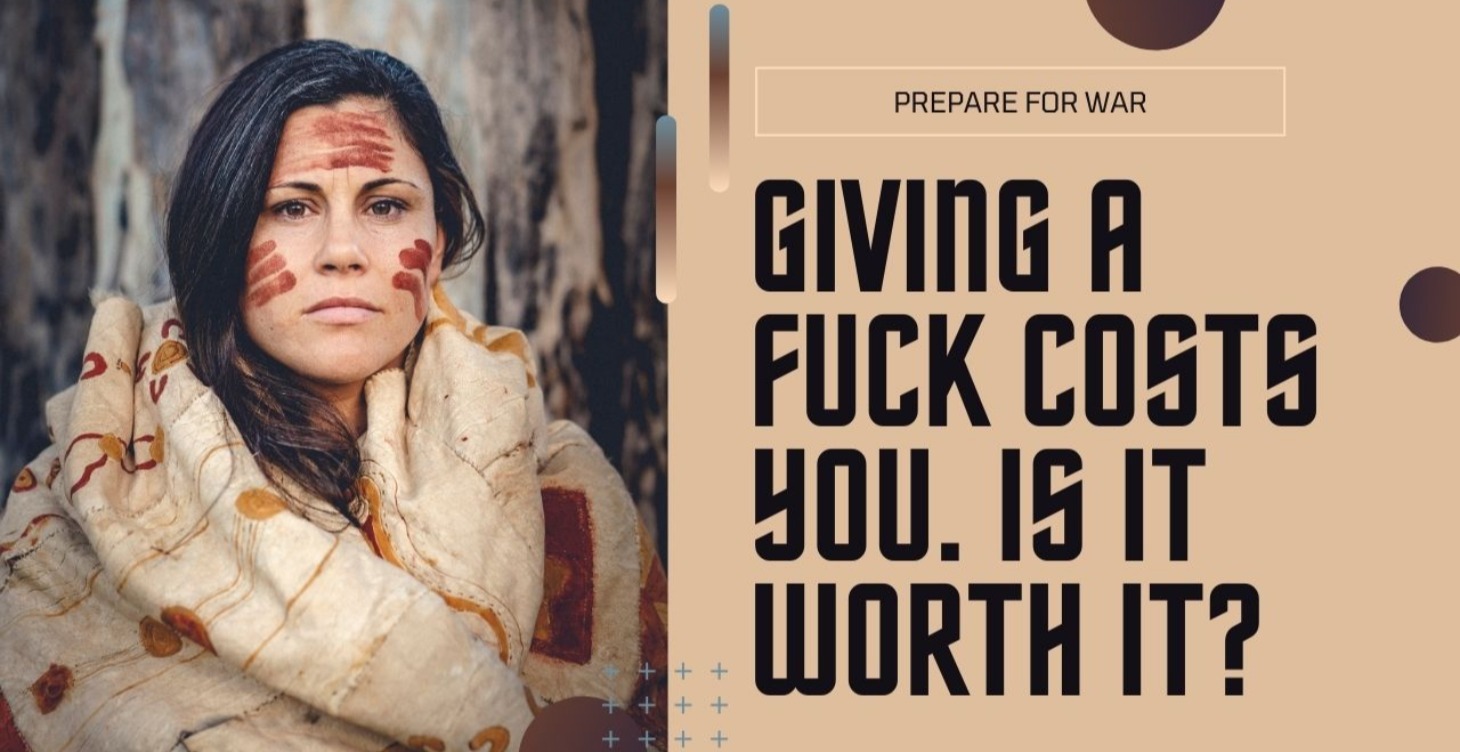 The cost of giving a F$%K, and is it worth it?