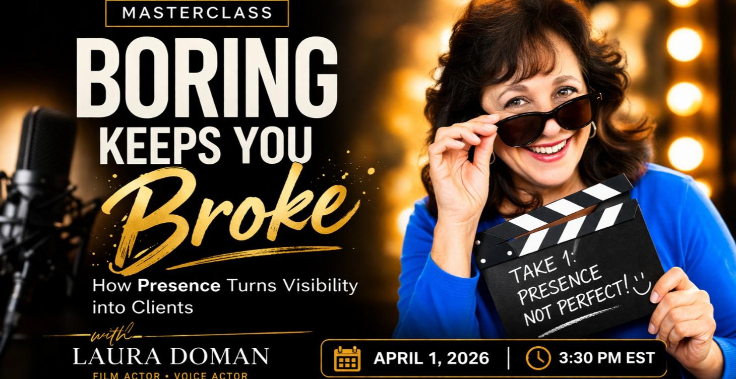 Boring keeps you Broke |  Voice Lab Masterclass