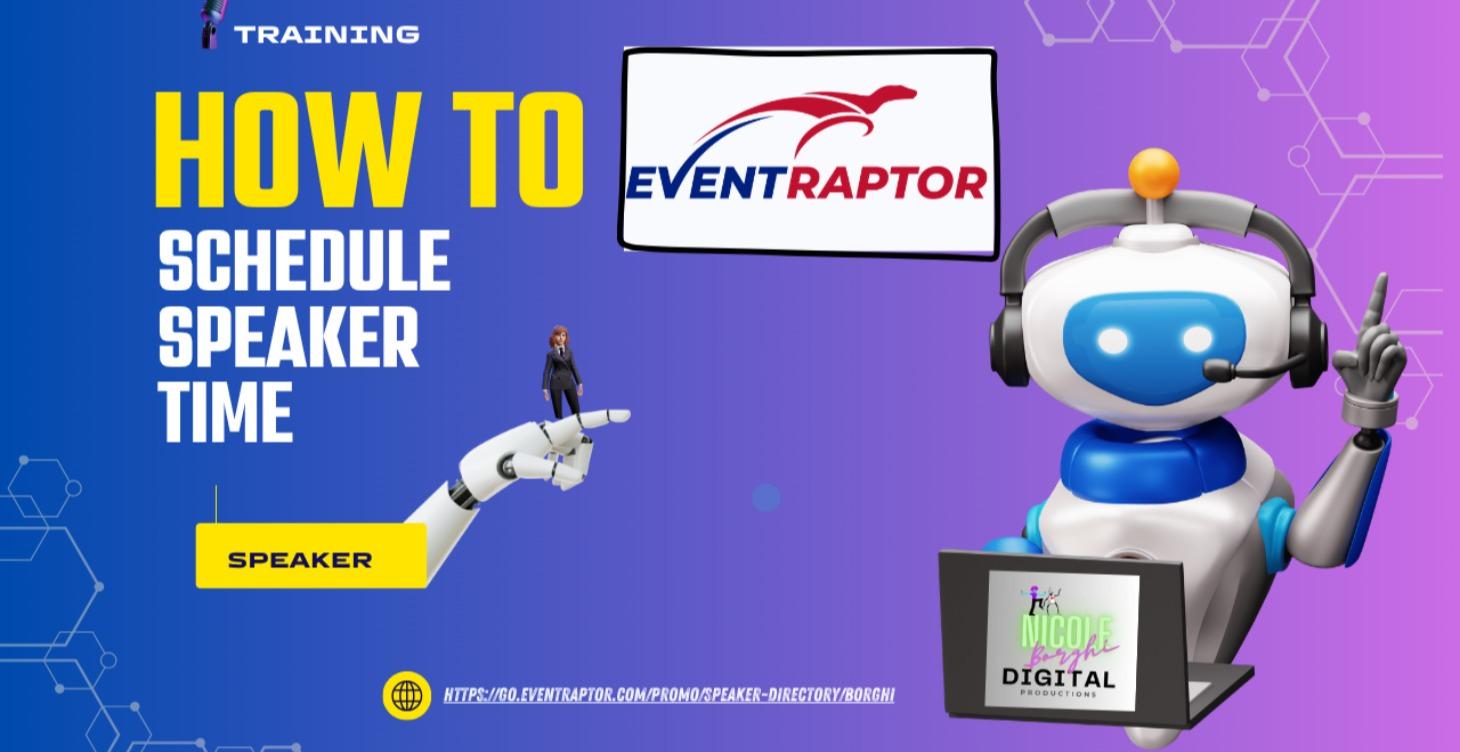 Event Raptor Speaker Tutorial