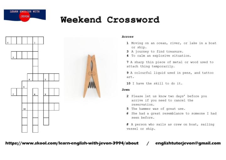 Weekend Crossword
