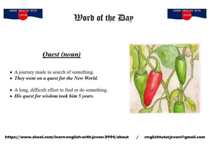 Word of The Day