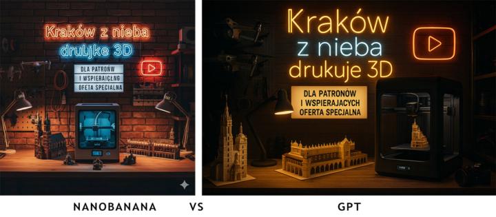 Nanobanana vs GPT z mojej perspektywy