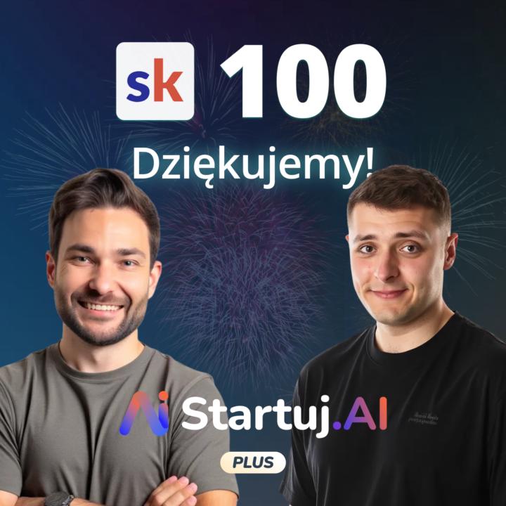 Jest już nas ponad 120 w Startuj.AI Plus 🥳
