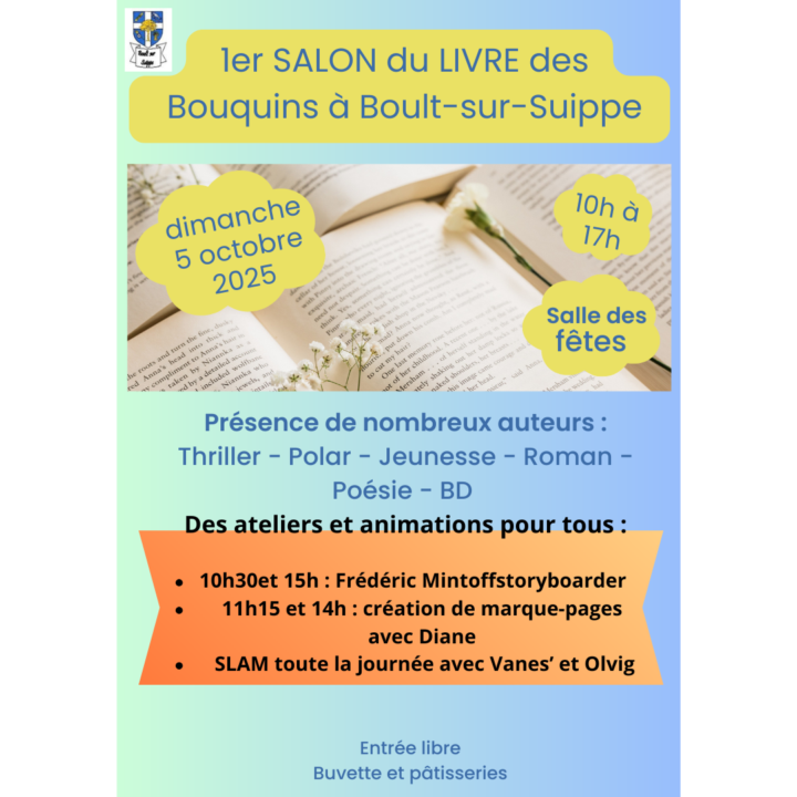 SALON LITTERRAIRE BOULT SUR SUIPPE