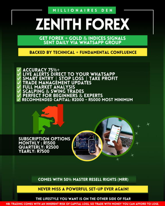 🚨TRADE📉📈WIN💰WITHDRAW & REPEAT♻️THE PROCESS WITH THE ZENITH FOREX - MILLIONAIRES TRADERS DEN DAILY SIGNALS🚀