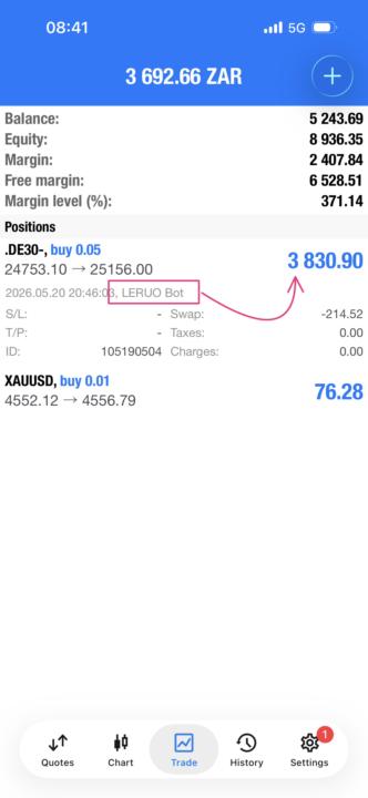 R3.6K on a Monday morning with Leruo Bot🤑