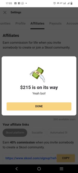 Became a Sixfigure earner with automation masters