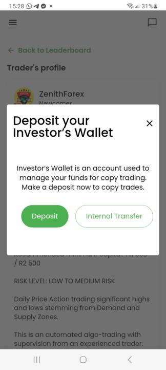 Copy trading 