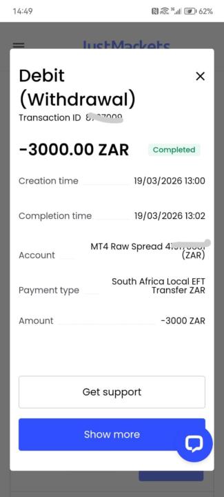 R10500 withdrawal from Justmarket 💃🏼