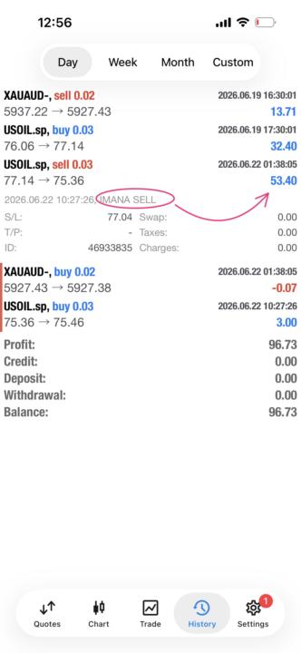 $96 (R1575) with IMANA Bot at Crossover