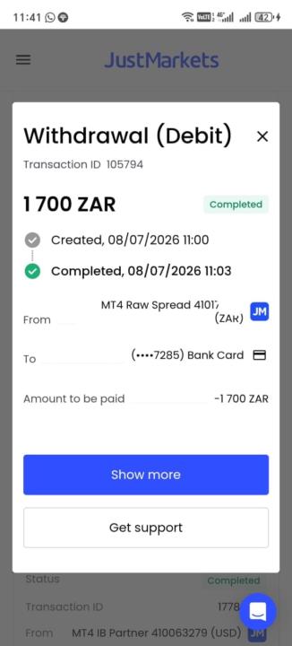 Wednesday Withdrawal R1700✅💸