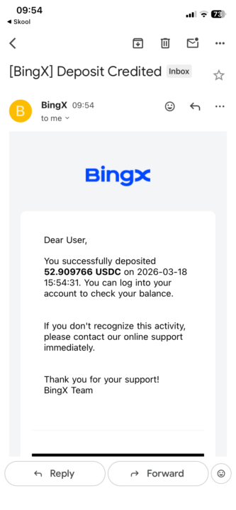 Successful withdrawal via Crypto 💰