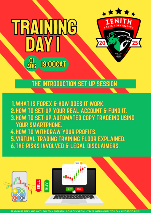 🚨📈ZENITH FOREX COPYTRADING: TRAINING DAY 1 IS HERE!📉