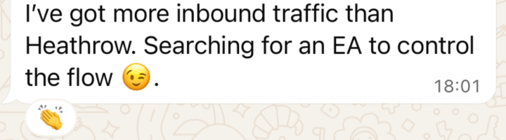 "More inbound traffic than Heathrow"