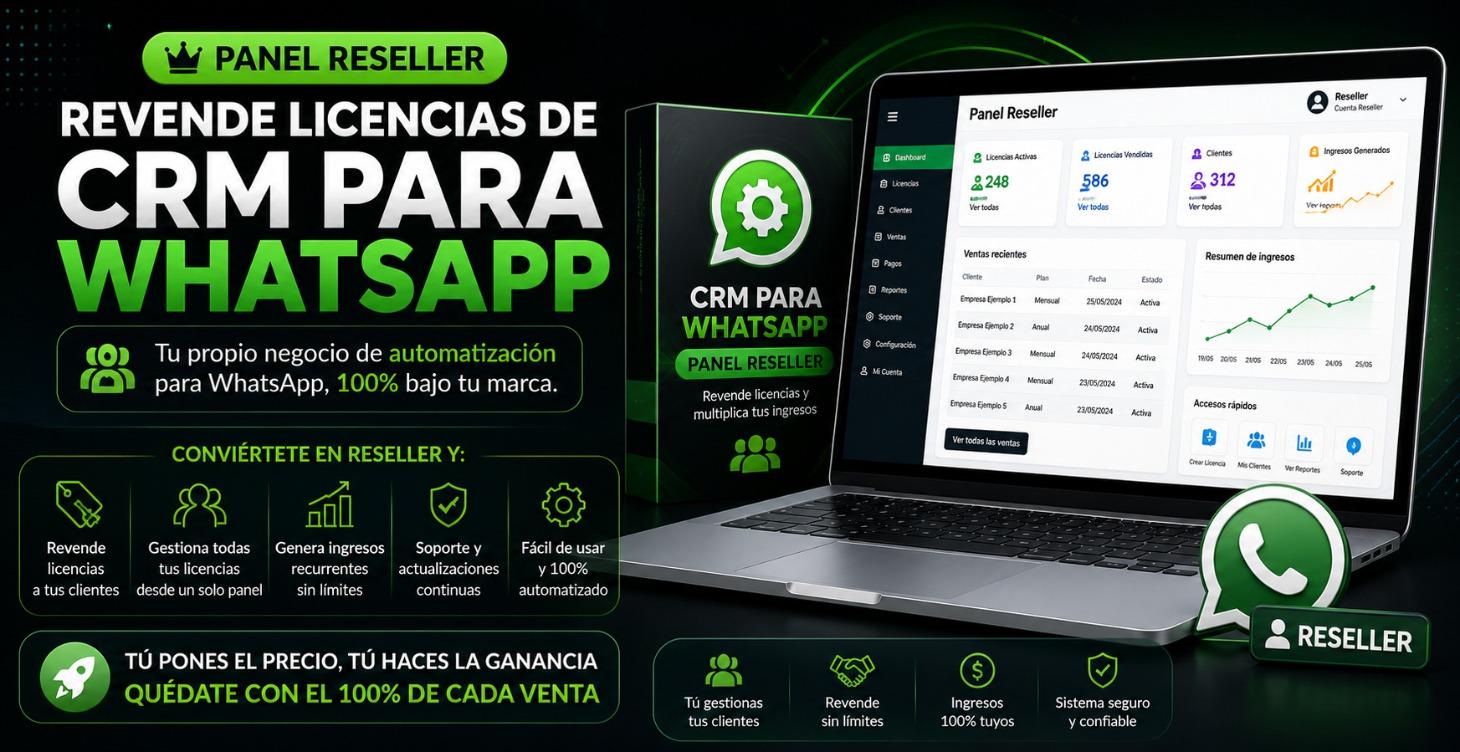 PulsoCRM Panel Reseller